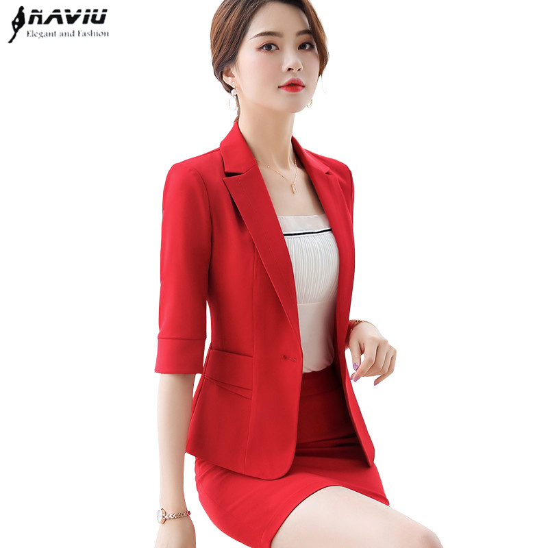 Women'S Formal Wear Suits - Naviu High Quality Women Suit Summer