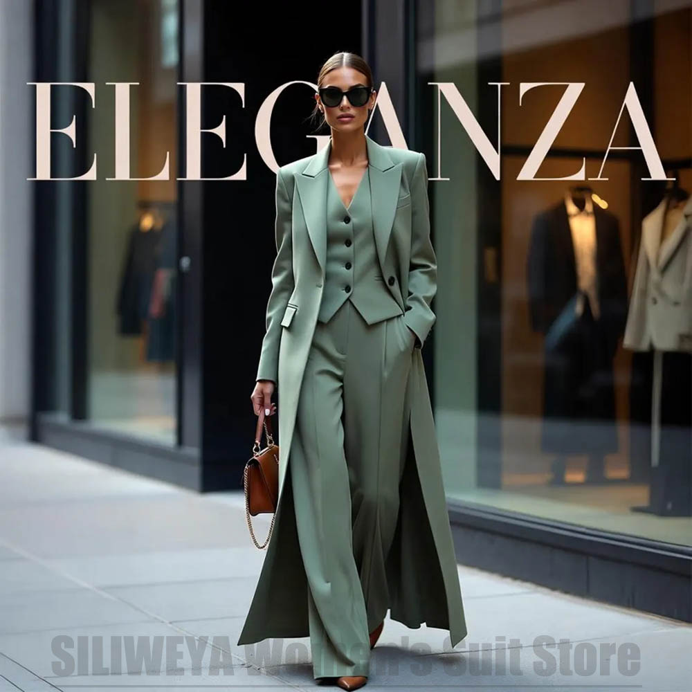 Women'S Formal Wear Suits - Chic Women's Suit Set Three Piece