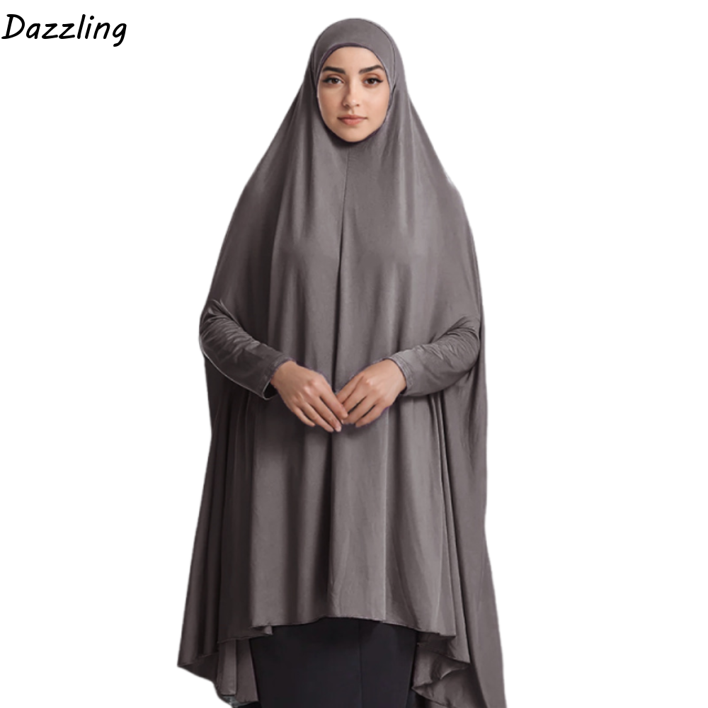 Women'S Formal Traditional Wear - Caftan Plain Muslim Abayas Modest Wear