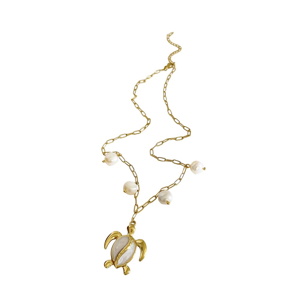 Unique Women'S Formal Wear - Women Jewelry Elegant Turtle Necklace Freshwater