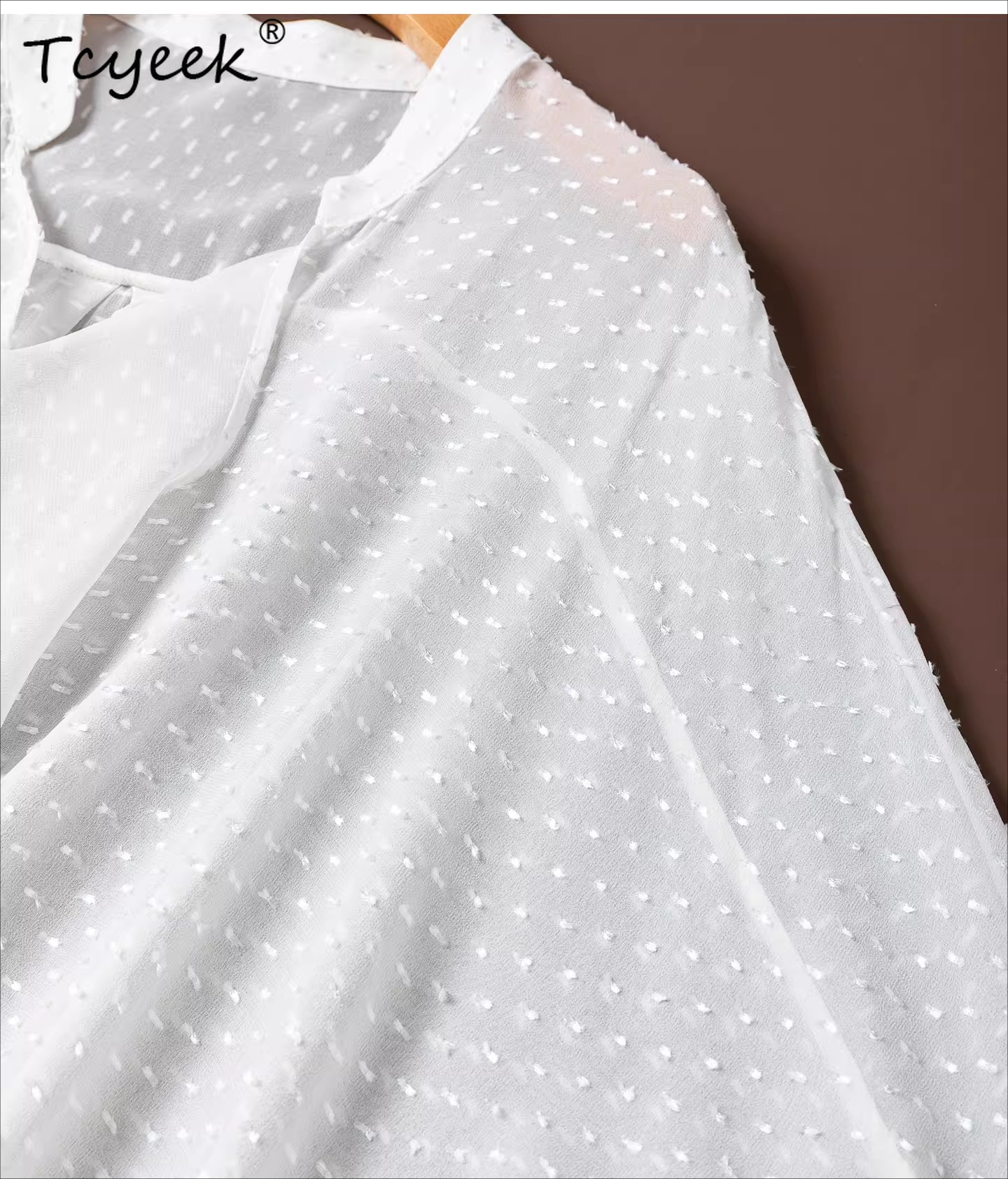 Tcyeek 100% Mulberry Silk Blou - огляд і ціна Silk Blouse Button