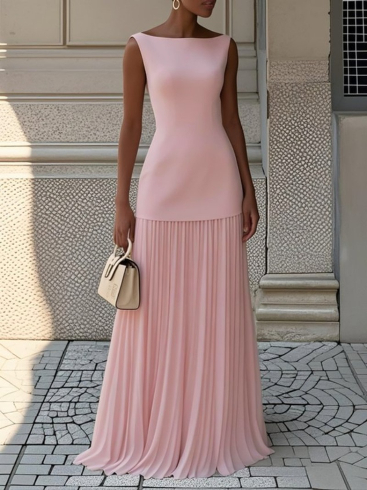 Summer New Women Elegant Solid - огляд і ціна Shift Dress Sleeveless