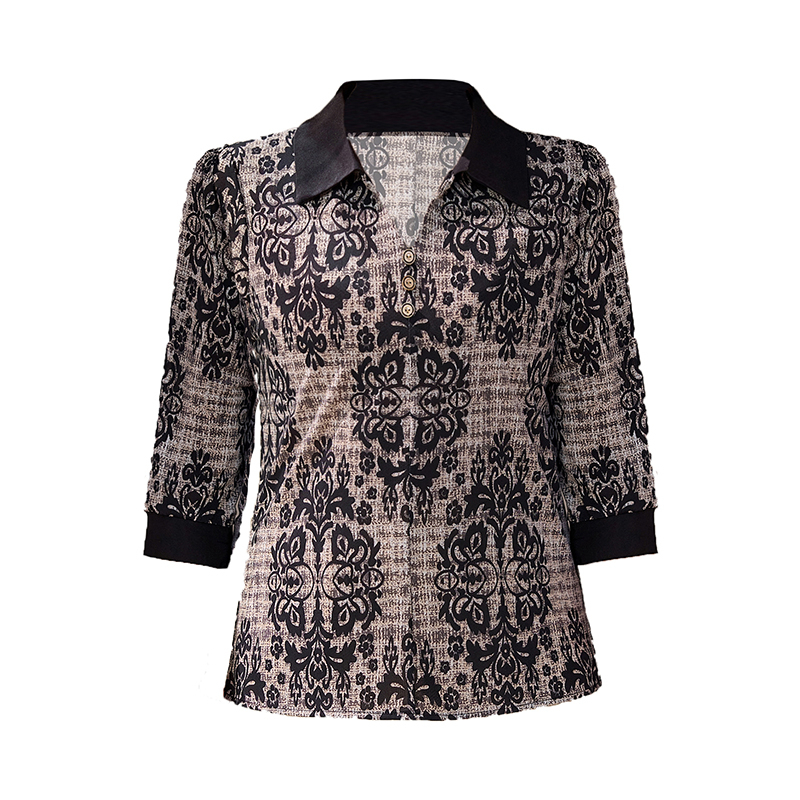 Ladies Ice Silk  Shirt Summer  - огляд і ціна Silk Blouse Button