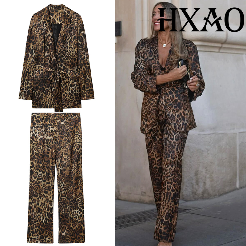 HXAO Leopard Pants Sets 2 Piec - огляд і ціна Women'S Formal Wear With Pants