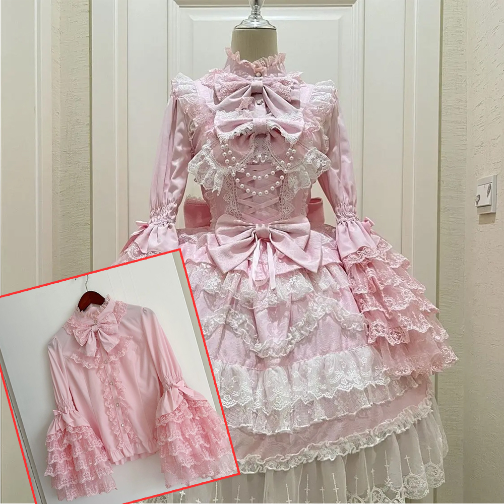Japanese Cosplay Lolita 2 Piec - огляд і ціна Shift Dress Sleeveless