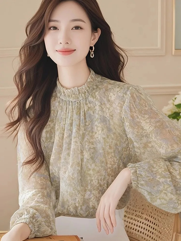 Long Sleeve Shirts Women Satin - огляд і ціна Women Formal Wear Korean