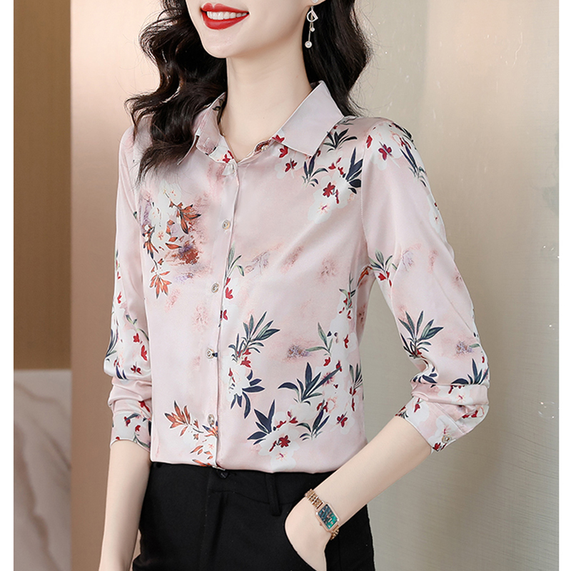 Elegant Fashion Silk Satin OL  - огляд і ціна Silk Blouse Button