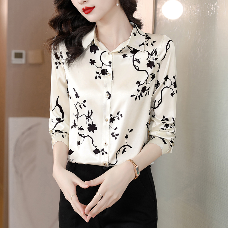 Elegant Fashion Silk Satin OL  - огляд і ціна Silk Blouse Button