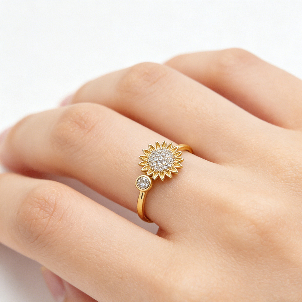 Versatile Sunflower Rotating R - огляд і ціна Formal Wear Jewelry For Women