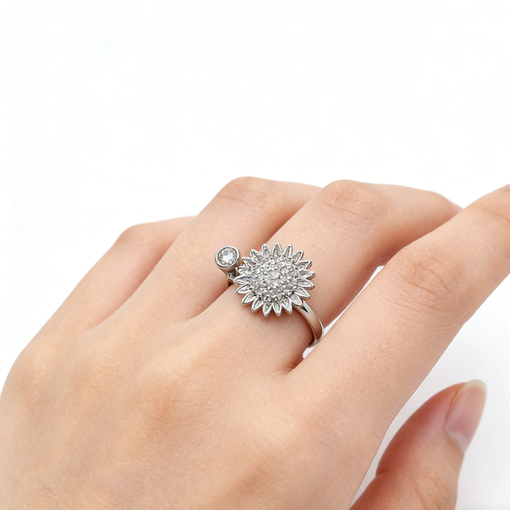 Versatile Sunflower Rotating R - огляд і ціна Formal Wear Jewelry For Women
