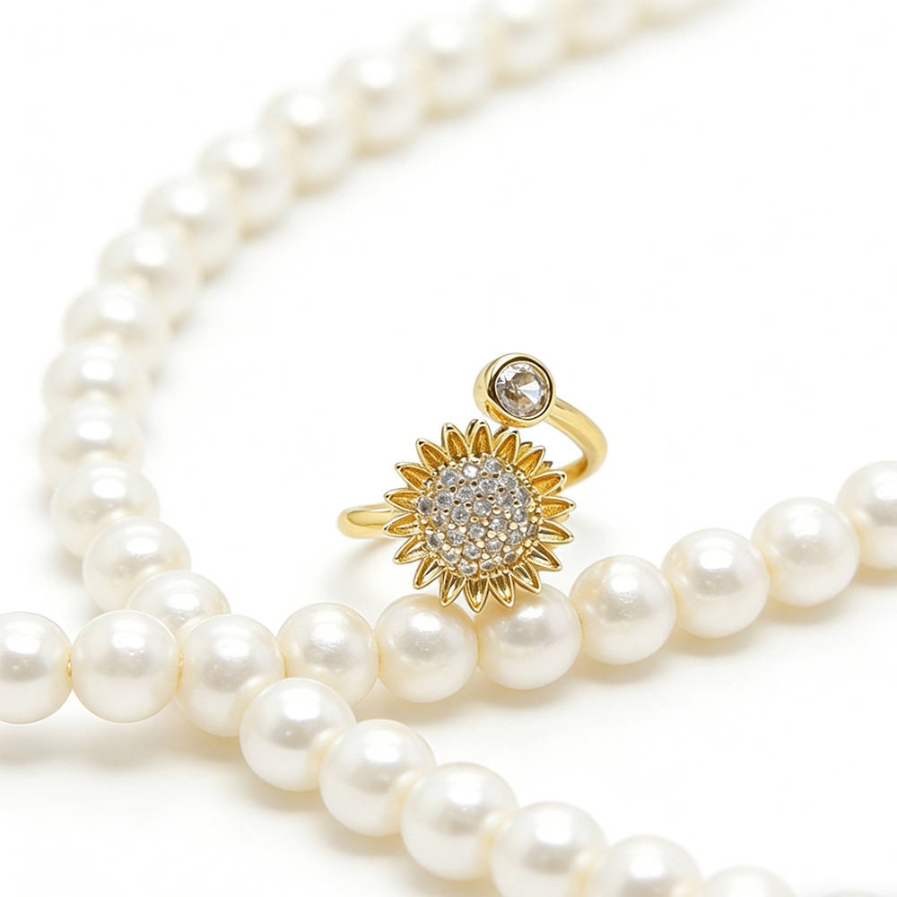 Versatile Sunflower Rotating R - огляд і ціна Formal Wear Jewelry For Women