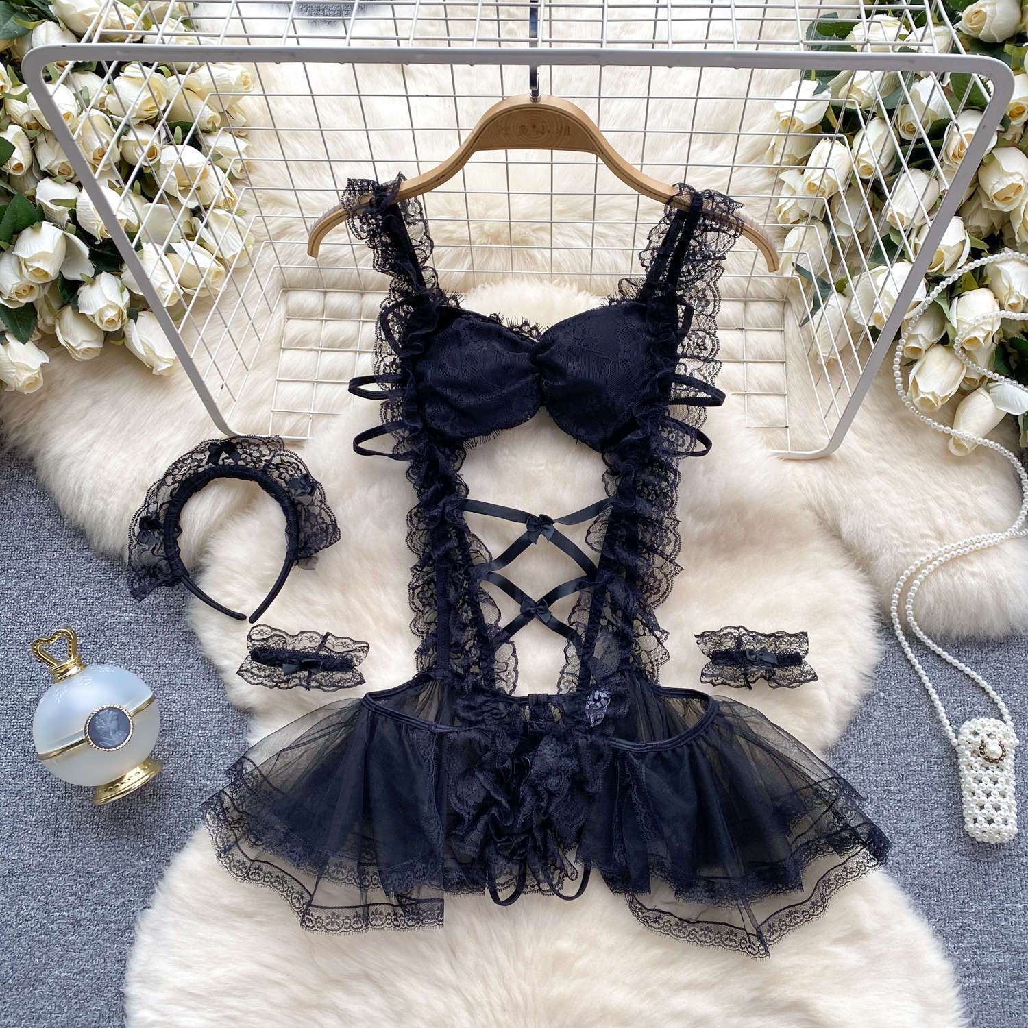 New Sexy Howllow Out Lace Jump - огляд і ціна Shift Dress Sleeveless