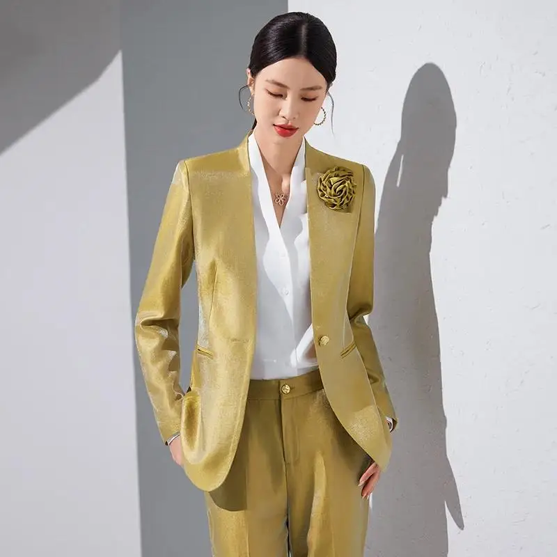 Pop Women Blazer Pants Sets Go - огляд і ціна Women Formal Office Wear Tops