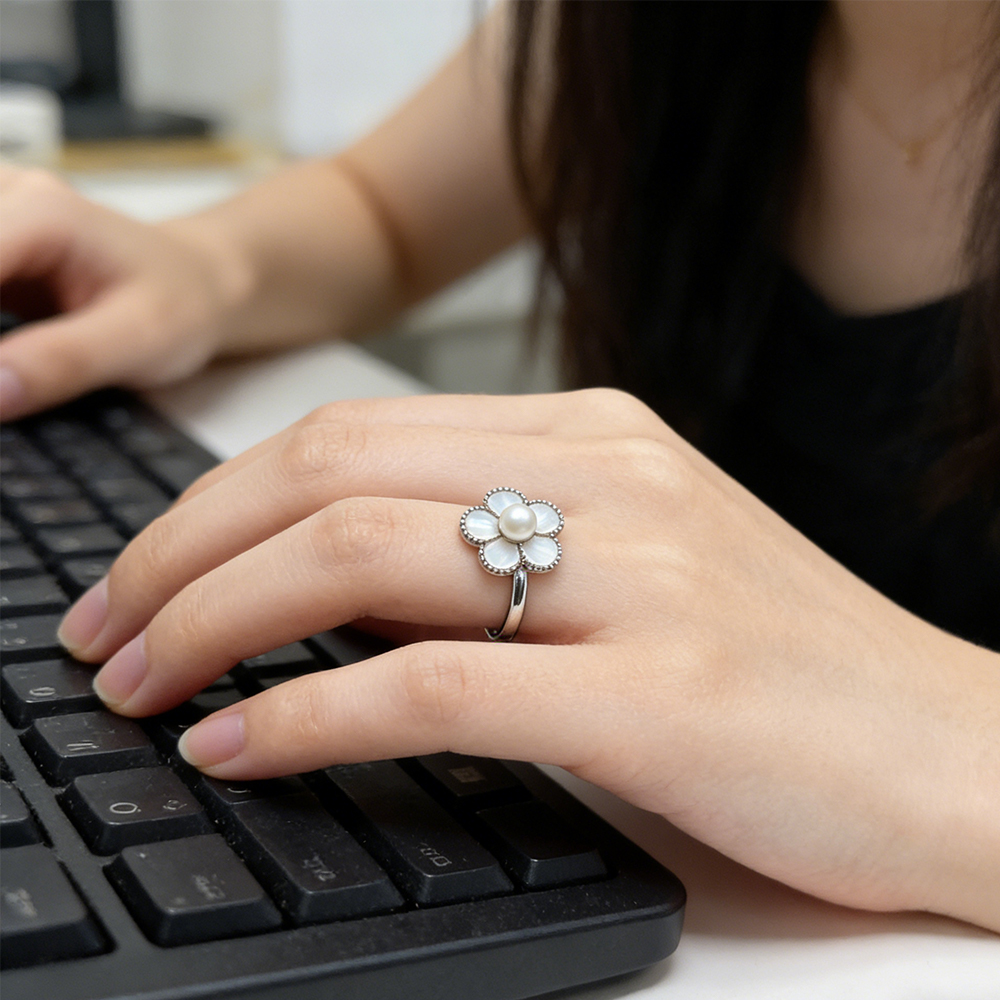 Vintage Ring With Of Pearl And - огляд і ціна Formal Wear Jewelry For Women