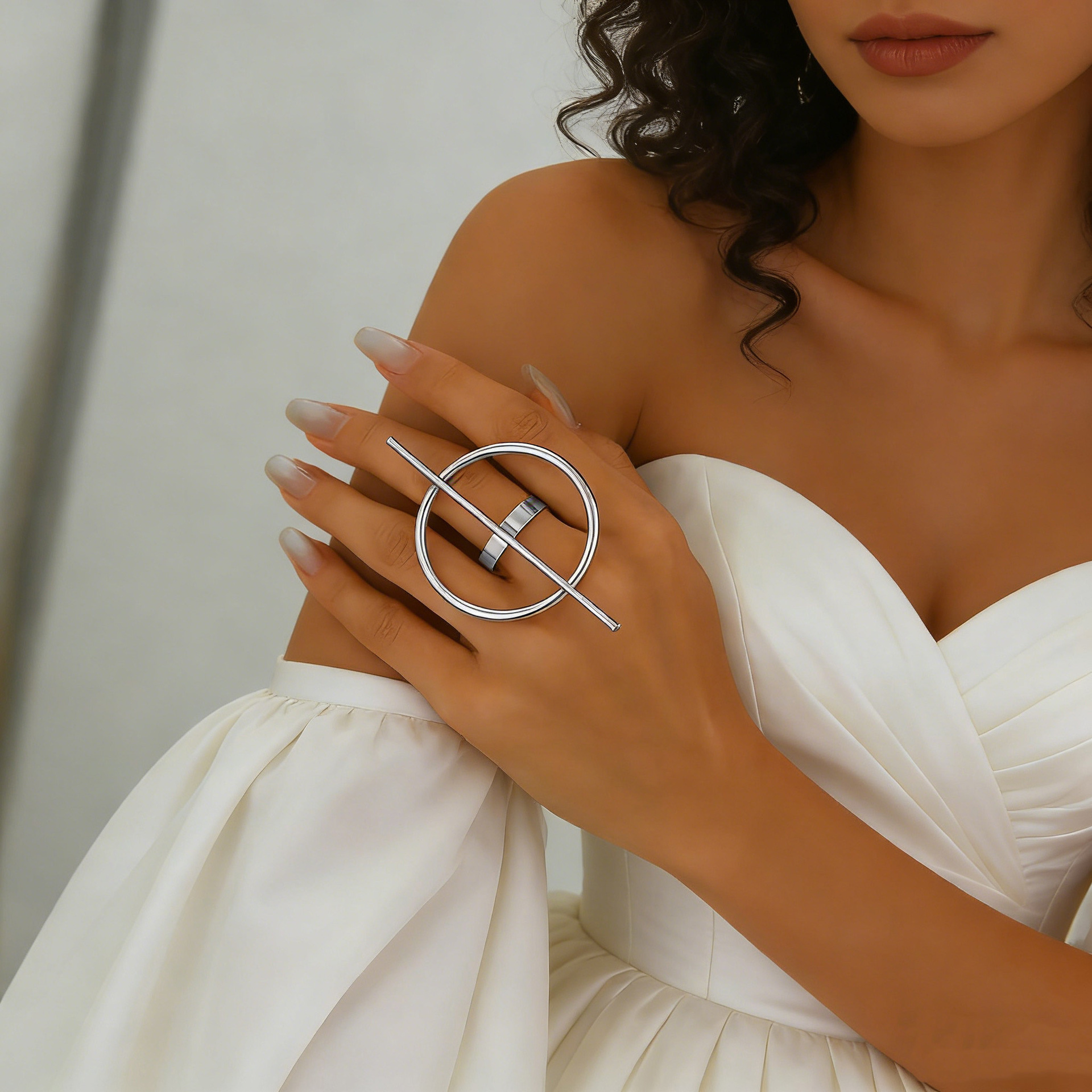 Geometric Open Circle & Vertic - огляд і ціна Formal Wear Jewelry For Women