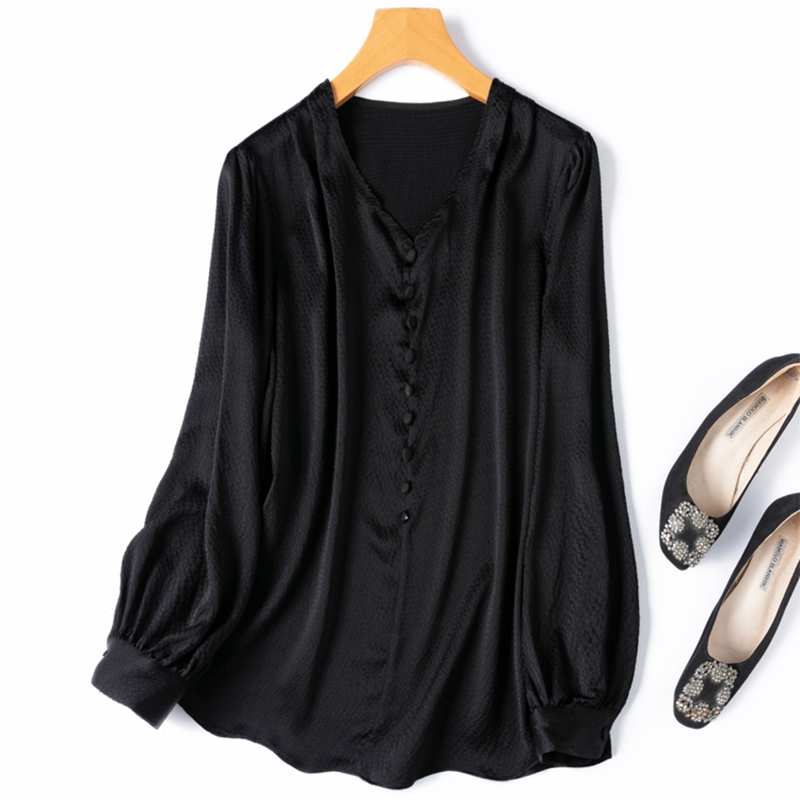 Women Silk Blouse 93% Mulberry - огляд і ціна Silk Blouse Button