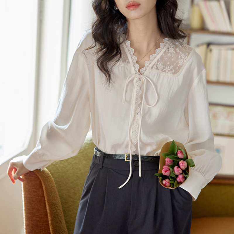 Long Sleeve Shirts Womens Sati - огляд і ціна Women Formal Wear Korean