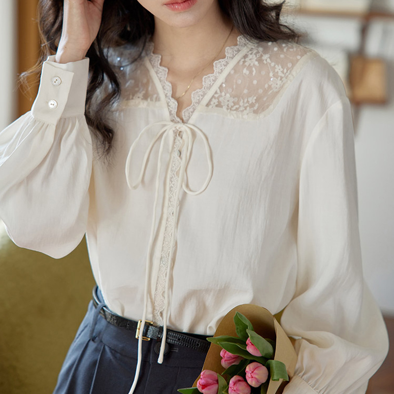 Long Sleeve Shirts Womens Sati - огляд і ціна Women Formal Wear Korean