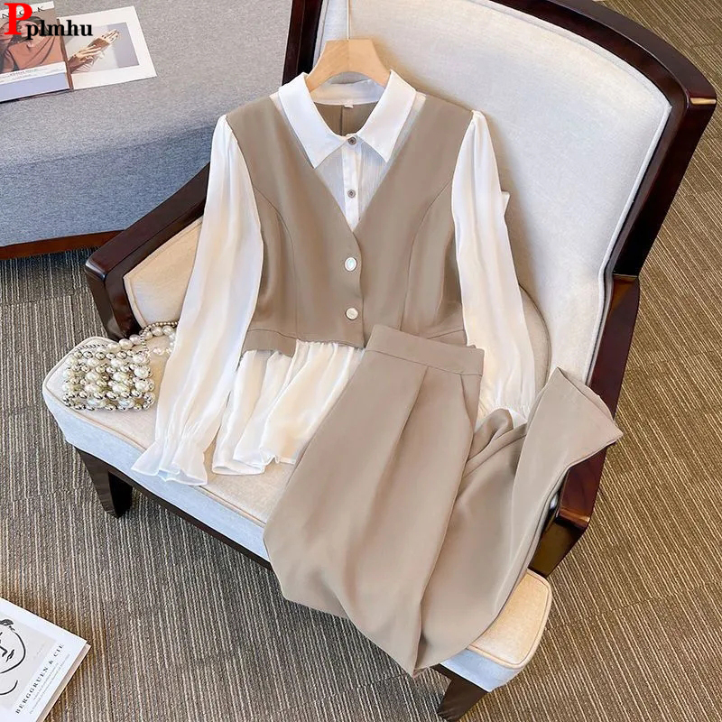 Korean Chiffon 2 Pieces Sets S - огляд і ціна Women'S Formal Wear With Pants