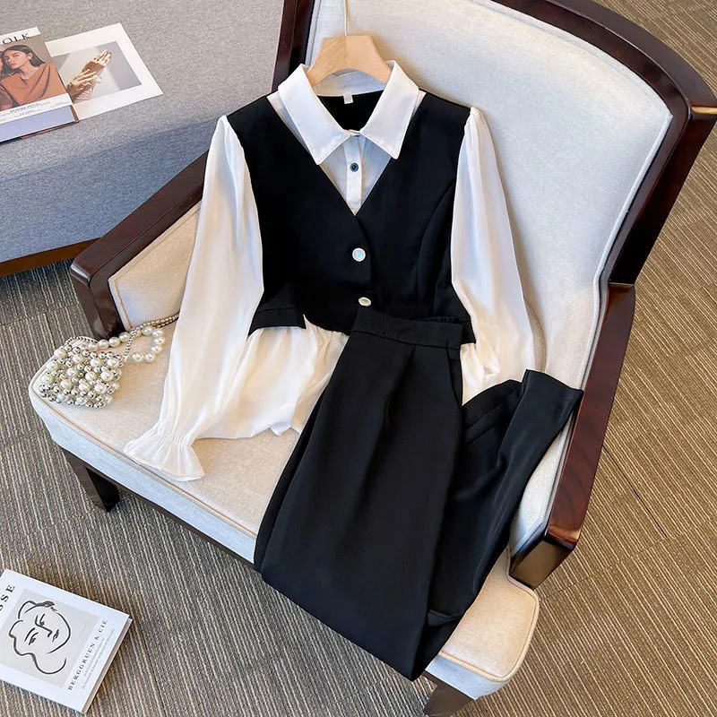 Korean Chiffon 2 Pieces Sets S - огляд і ціна Women'S Formal Wear With Pants