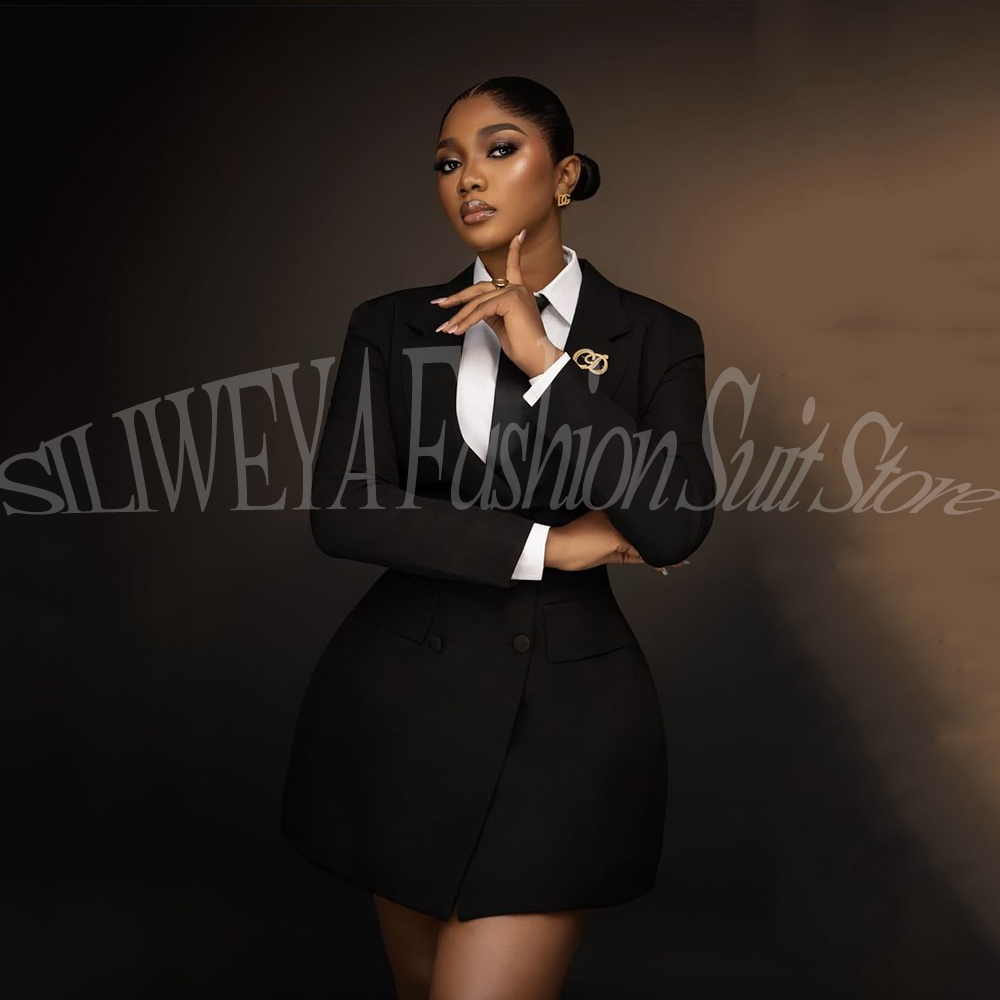Elegant Black Women Blazer Sui - огляд і ціна Women Formal Wear Korean