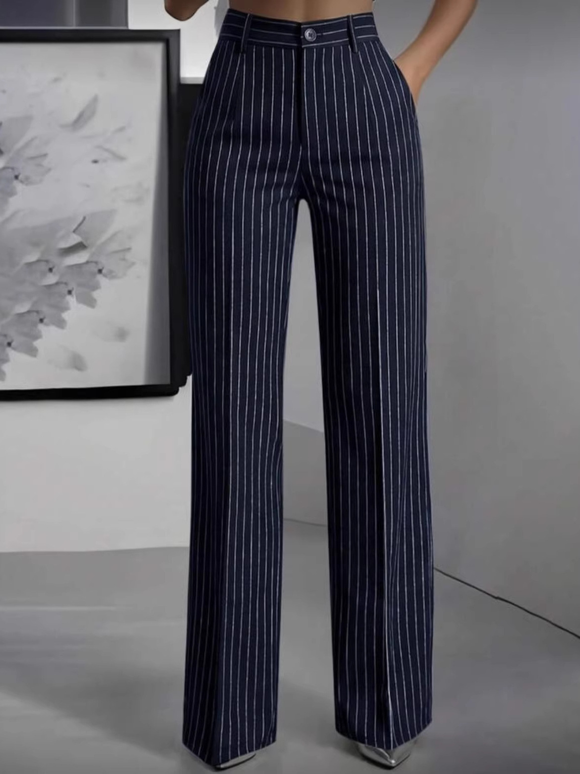 Elegant High Waist Straight Le - огляд і ціна Women'S Formal Wear With Pants