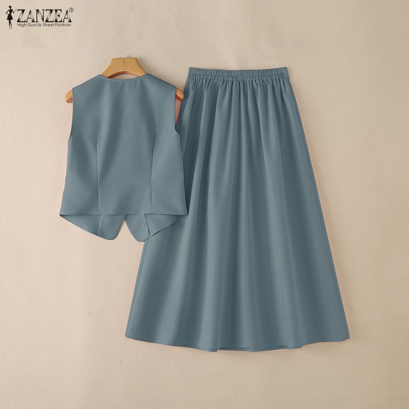 2026 ZANZEA Summer 2 Piece Set - огляд і ціна Shift Dress Sleeveless