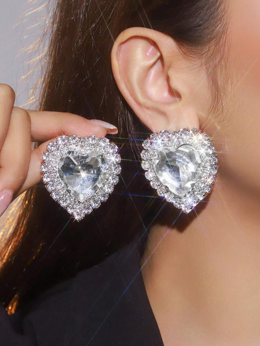 Luxury Heart-Shaped Crystal Rh - огляд і ціна Formal Wear Jewelry For Women