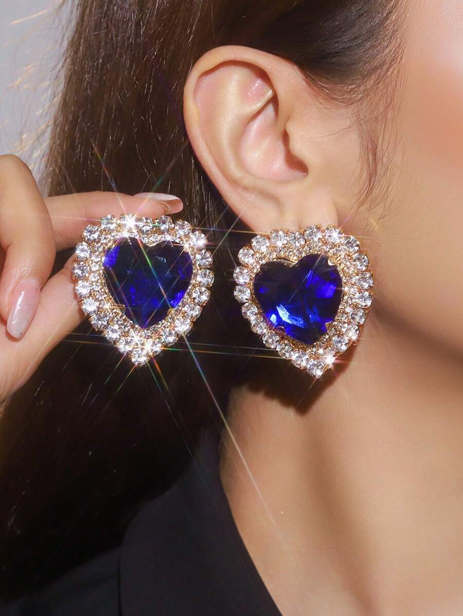 Luxury Heart-Shaped Crystal Rh - огляд і ціна Formal Wear Jewelry For Women