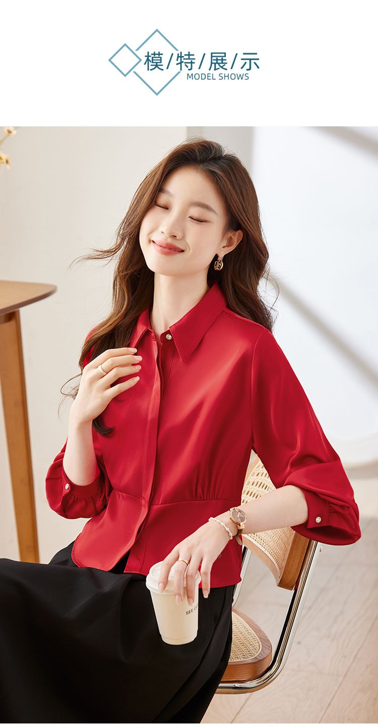 Long Sleeve Shirts Womens Cott - огляд і ціна Women Formal Wear Korean