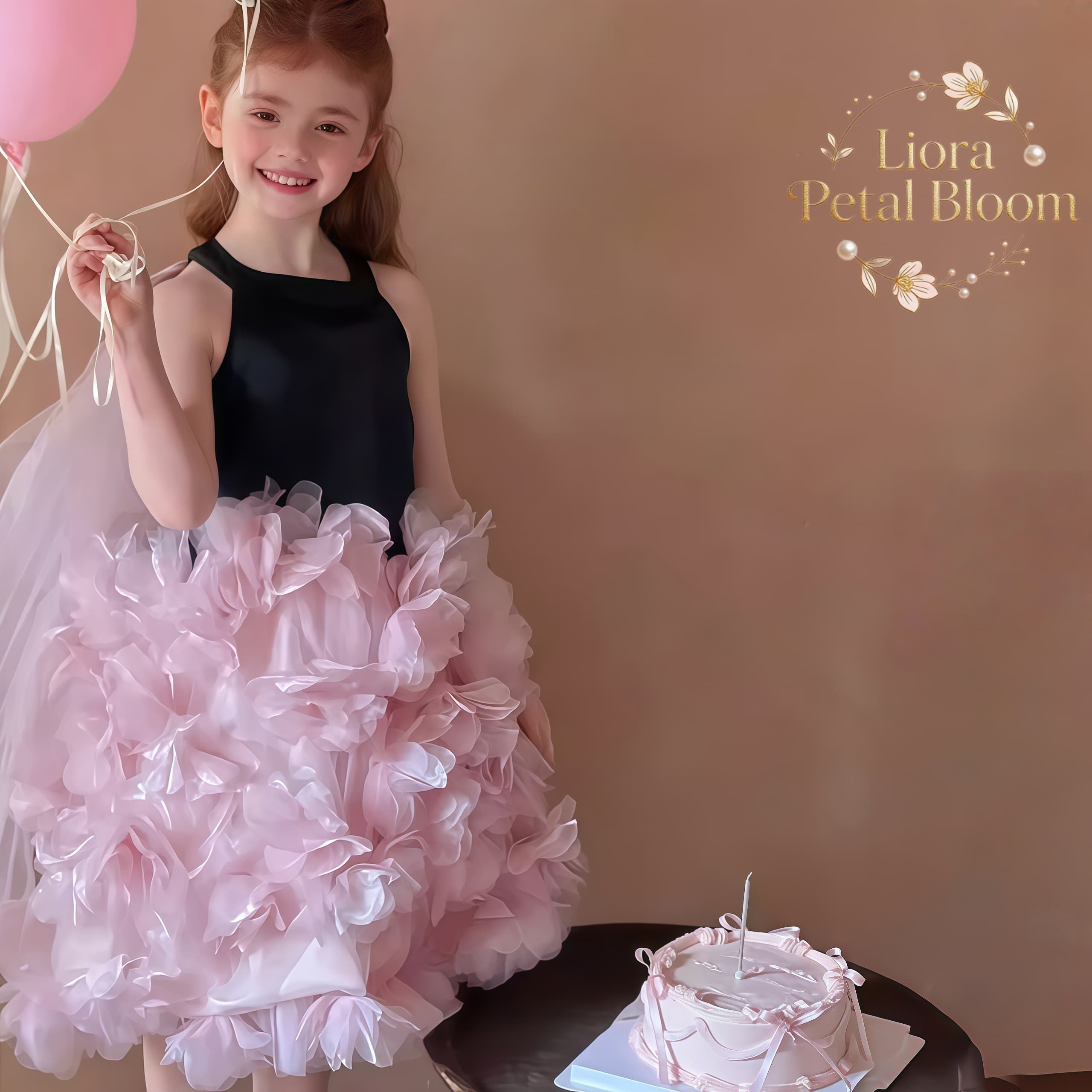 Girls' Black Floral Tulle Dres - огляд і ціна Women Formal Wear Dress