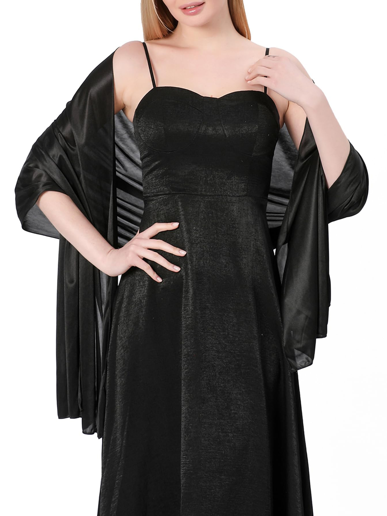 Women Satin Shawl Wrap for Eve - огляд і ціна Women Formal Wear Dress