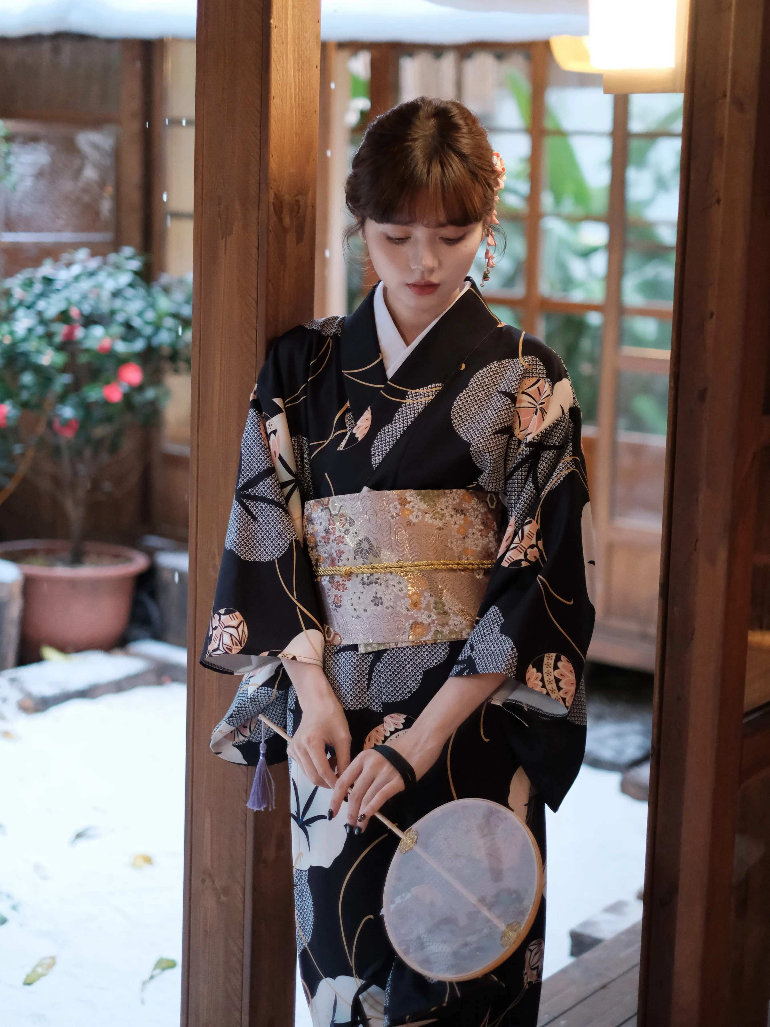 Women Japanese Kimono Black Co - огляд і ціна Women'S Formal Traditional Wear