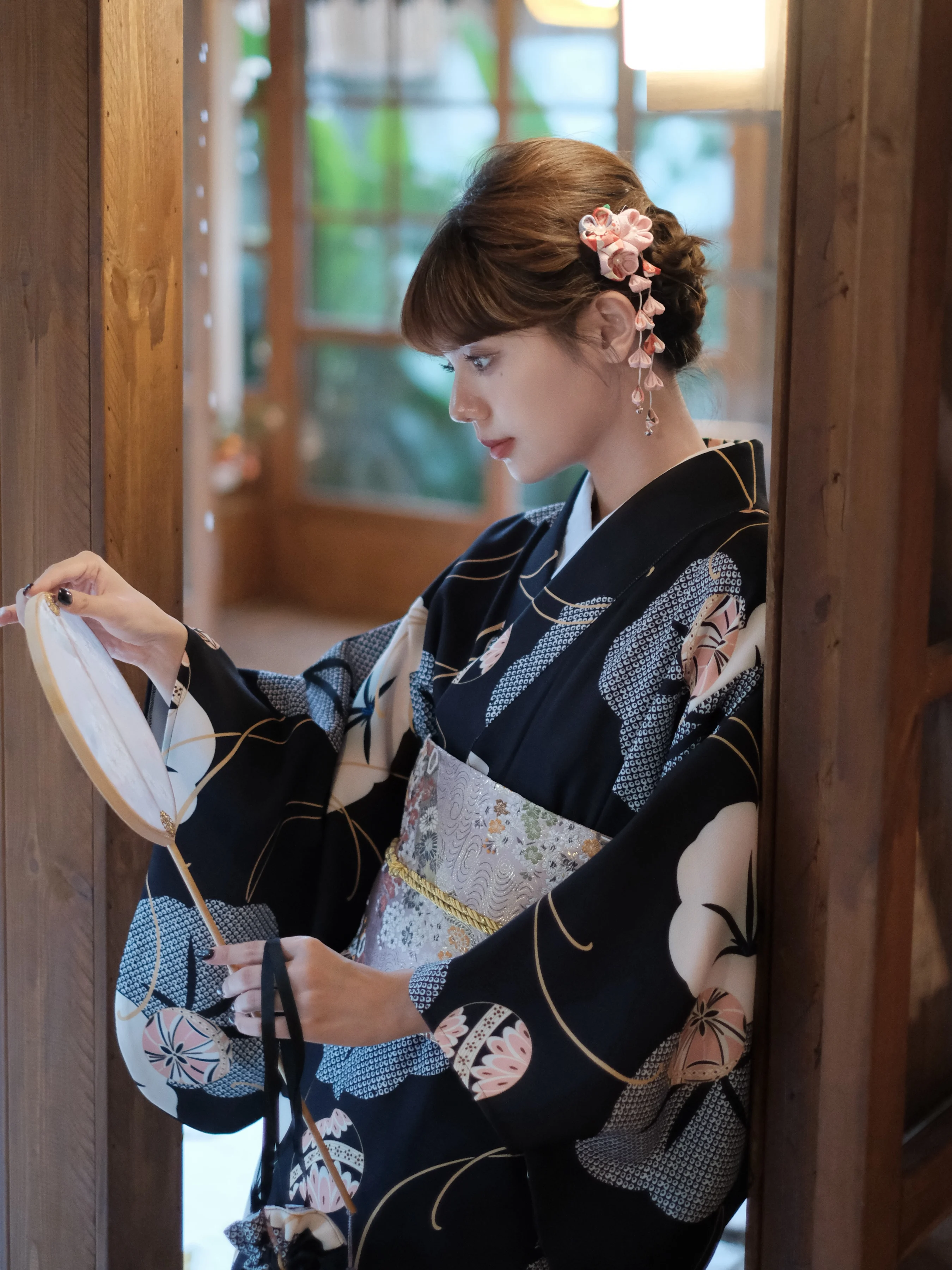 Women Japanese Kimono Black Co - огляд і ціна Women'S Formal Traditional Wear