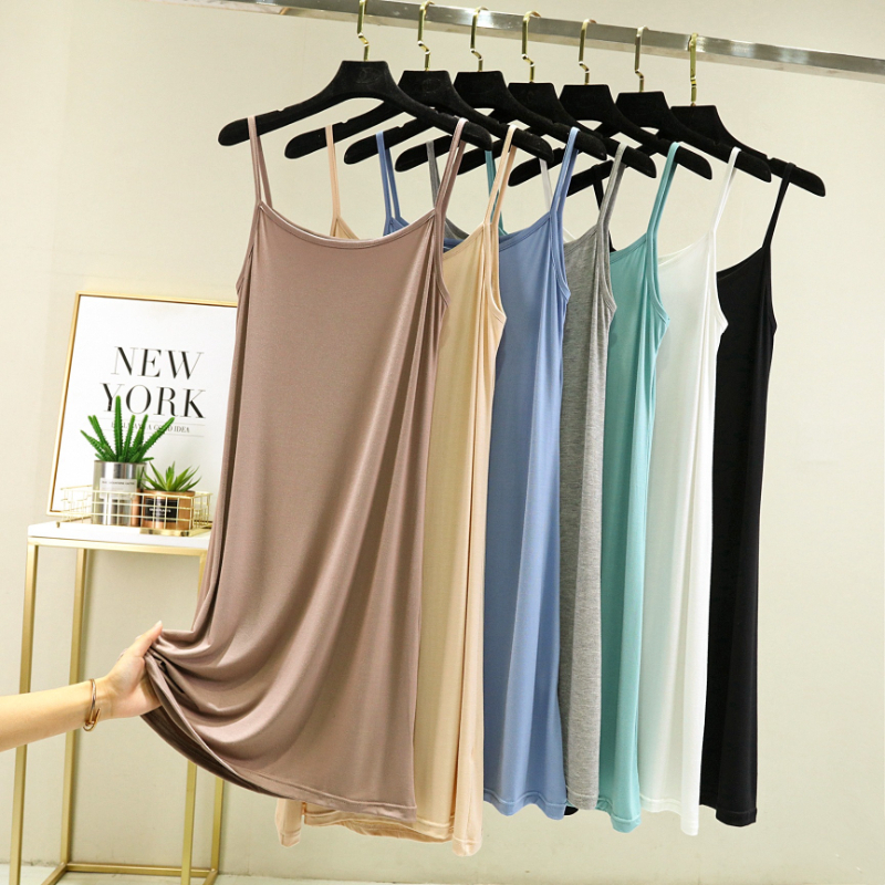 Modal Camisole Vest Dress for  - огляд і ціна Shift Dress Sleeveless