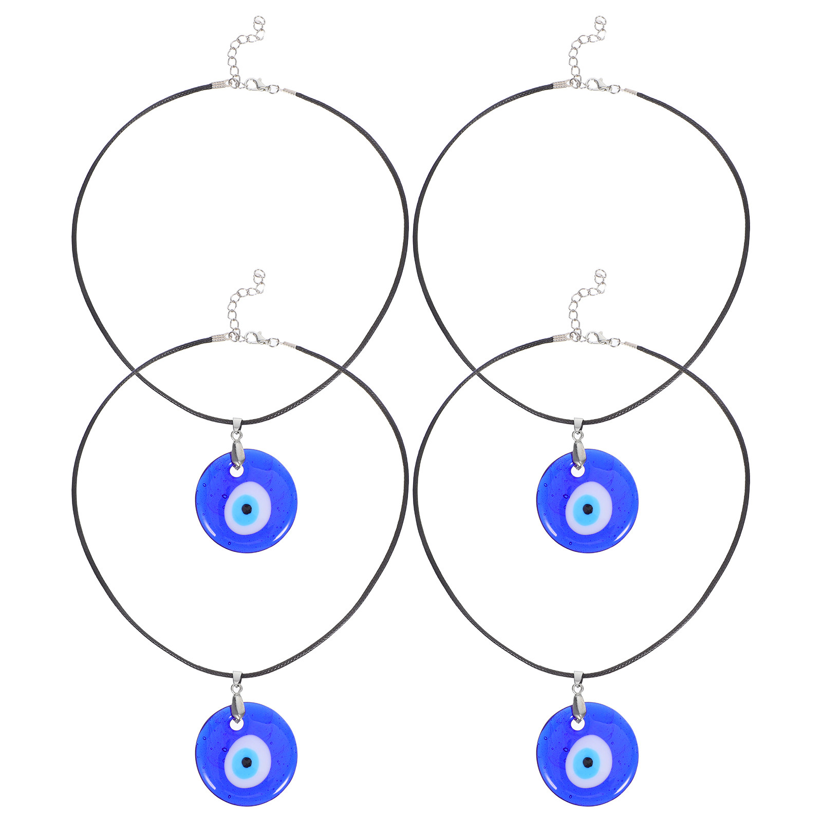 4Pcs Evil Eye Necklace Blue Ey - огляд і ціна Formal Wear Jewelry For Women