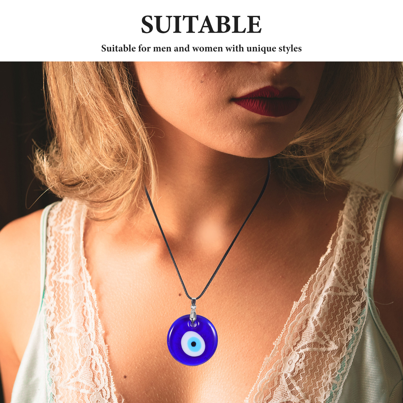 4Pcs Evil Eye Necklace Blue Ey - огляд і ціна Formal Wear Jewelry For Women