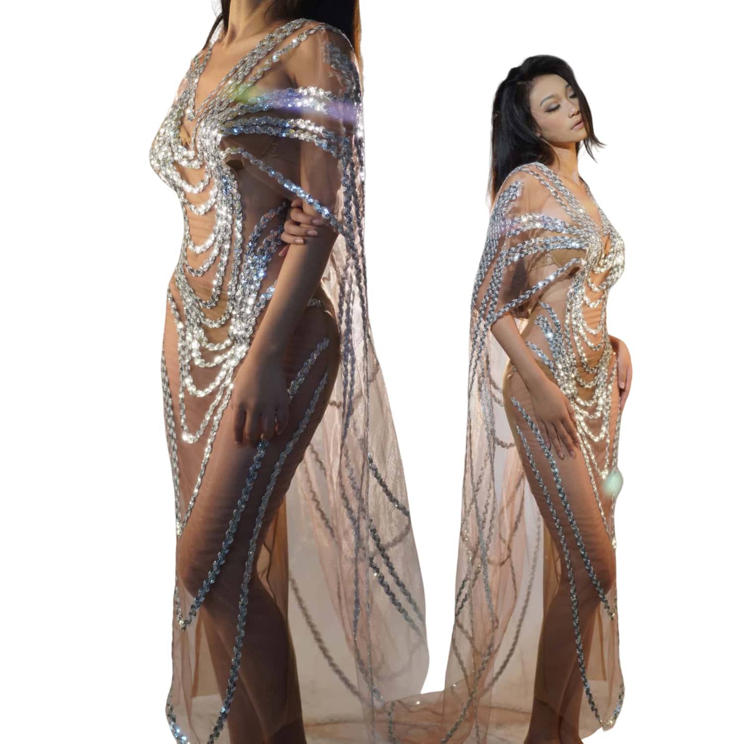 Silver Sequins Dress Birthday  - огляд і ціна Shift Dress Sleeveless