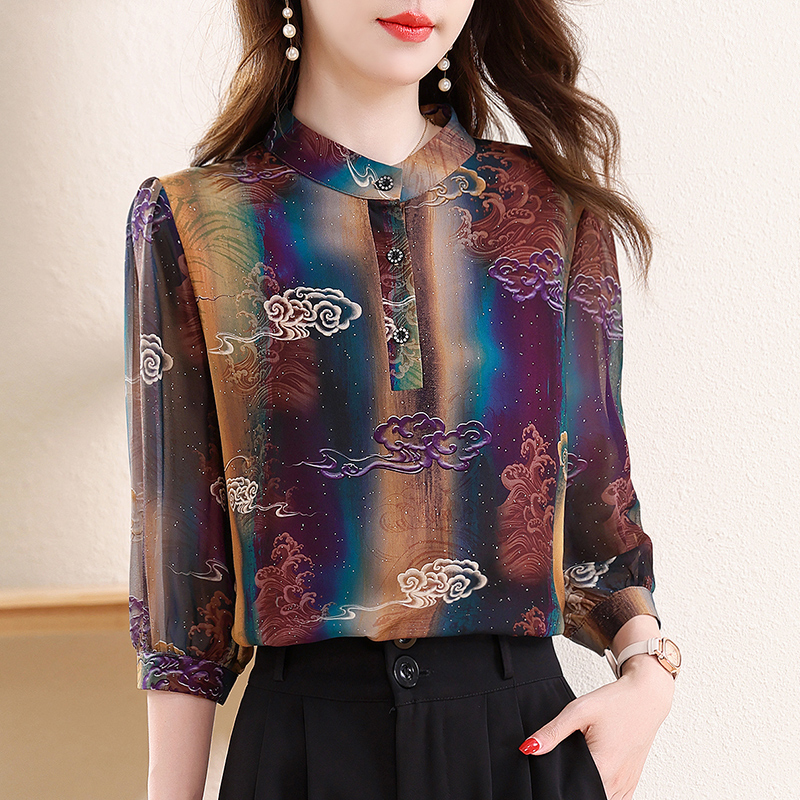 Elegant Fashion Silk Chiffon B - огляд і ціна Silk Blouse Button
