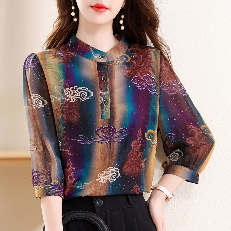 Elegant Fashion Silk Chiffon B - огляд і ціна Silk Blouse Button