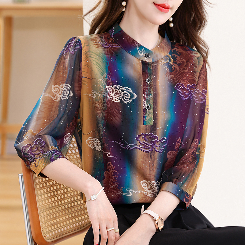Elegant Fashion Silk Chiffon B - огляд і ціна Silk Blouse Button