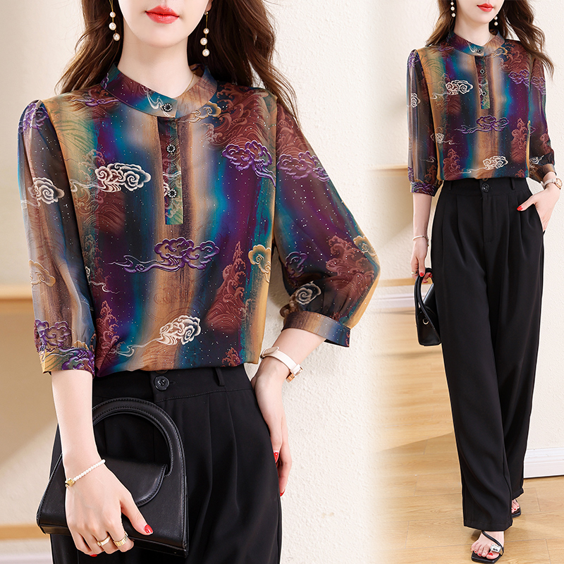 Elegant Fashion Silk Chiffon B - огляд і ціна Silk Blouse Button