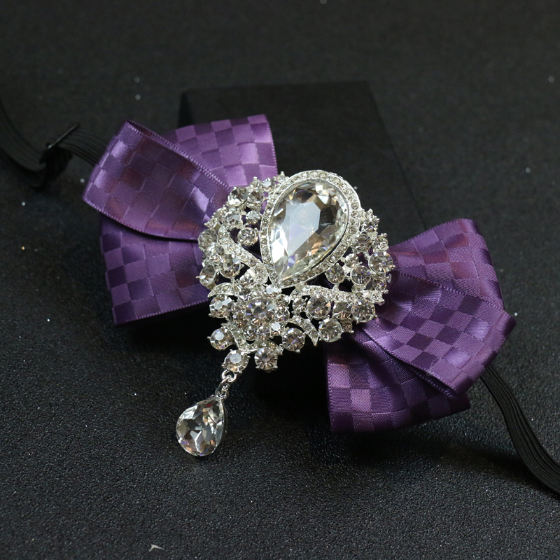 Men's Wedding Rhinestone Bow T - огляд і ціна Women Formal Wear Korean