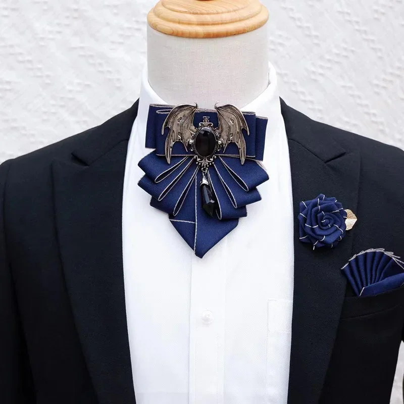 Men's Bow Tie Brooch Set Briti - огляд і ціна Women Formal Wear Korean