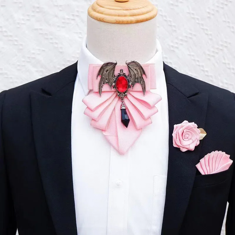 Men's Bow Tie Brooch Set Briti - огляд і ціна Women Formal Wear Korean