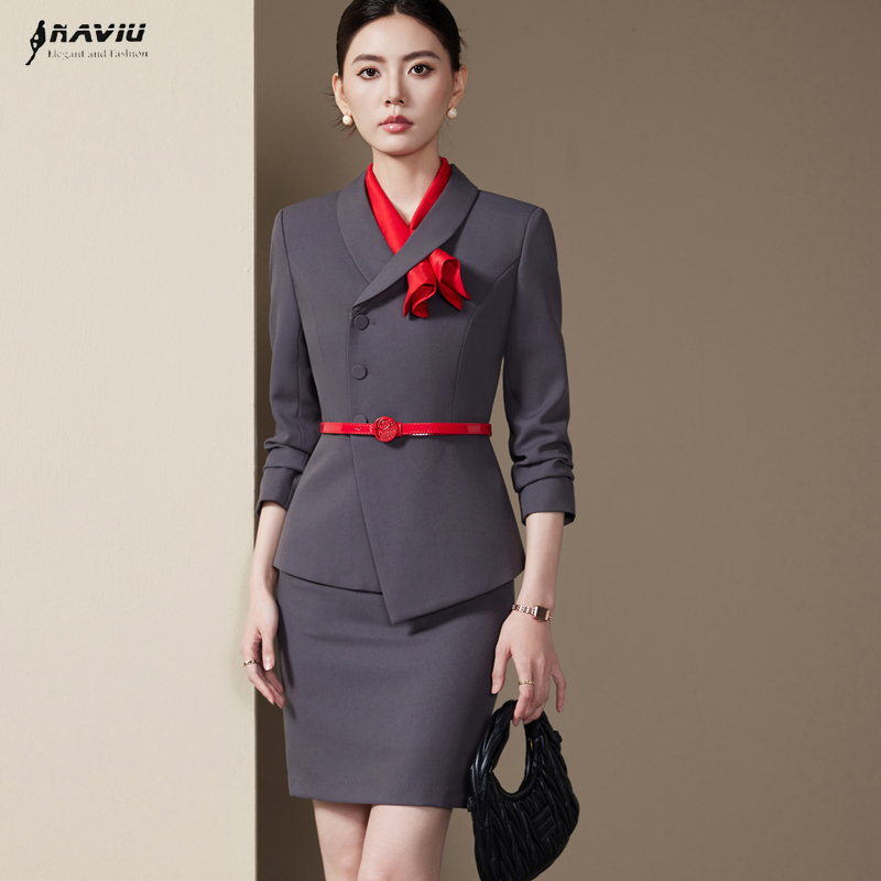 NAVIU Spring Autumn Women's El - огляд і ціна Women'S Formal Wear Suits