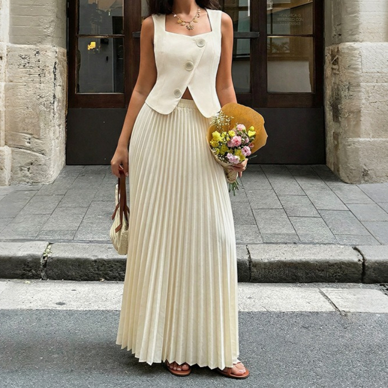 Two Pieces Women Dress Sets So - огляд і ціна Shift Dress Sleeveless