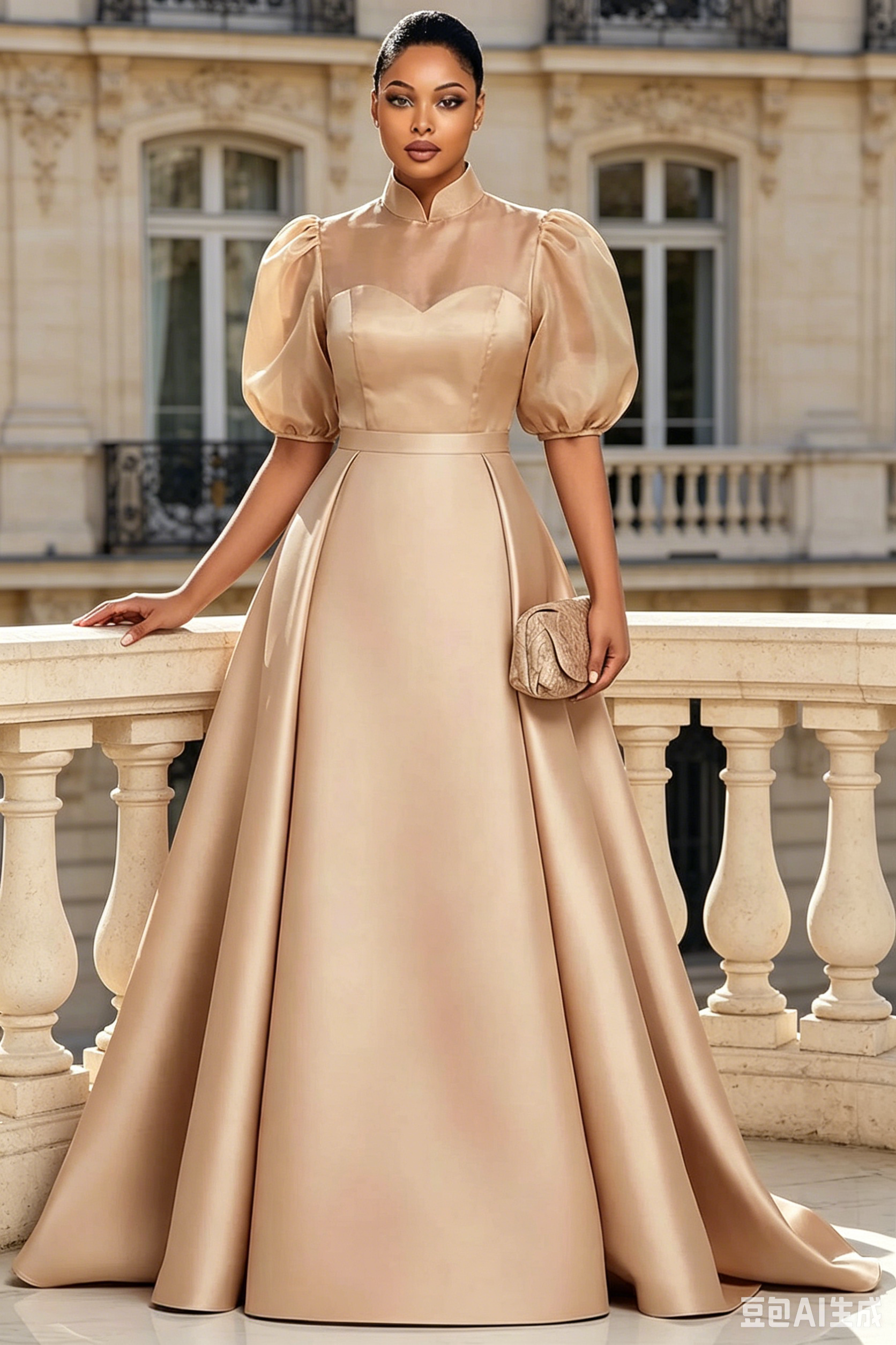 Plus Size Elegant Satin Prom D - огляд і ціна Women Formal Wear Dress