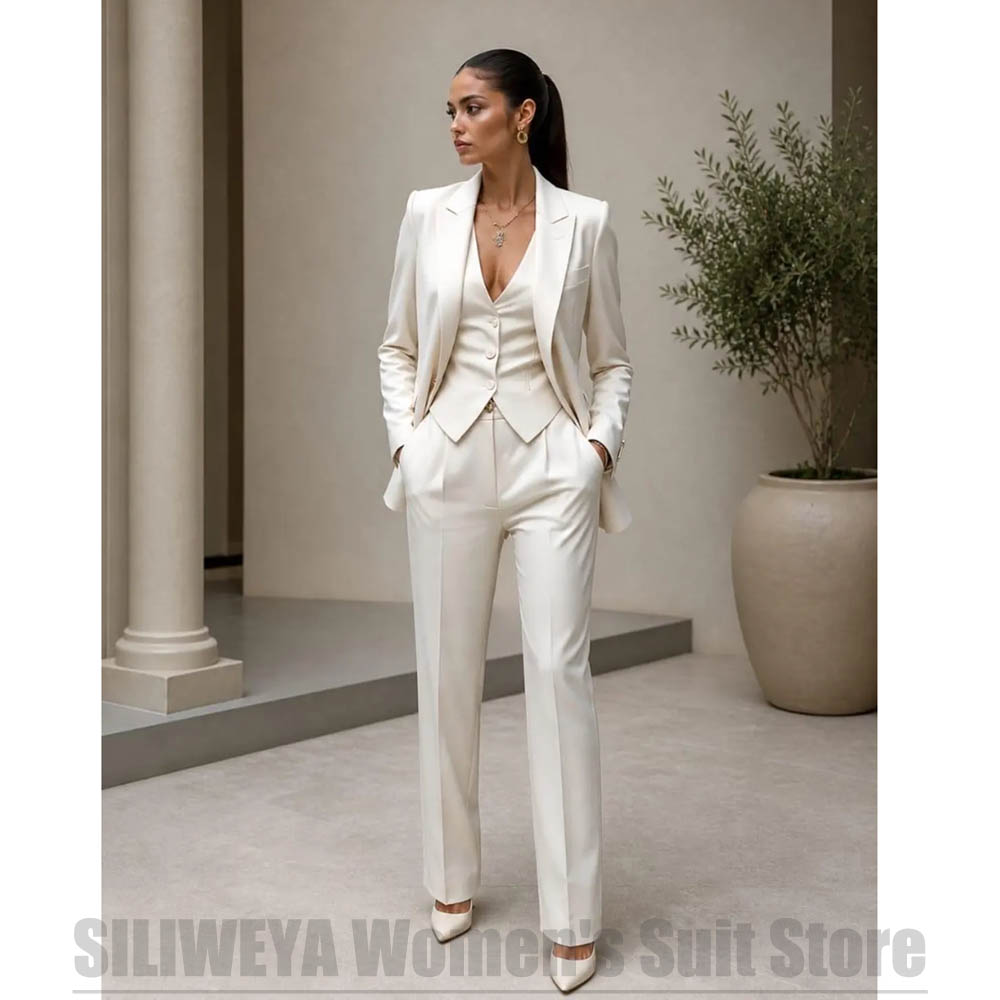 Women 3 Piece Suit Set Blazer  - огляд і ціна Women'S Formal Wear Suits