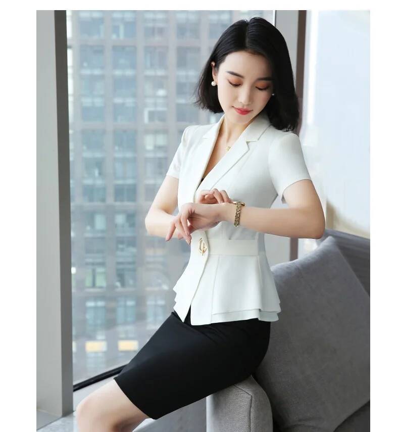 Formal Uniform Styles Blazers  - огляд і ціна Women Formal Office Wear Tops